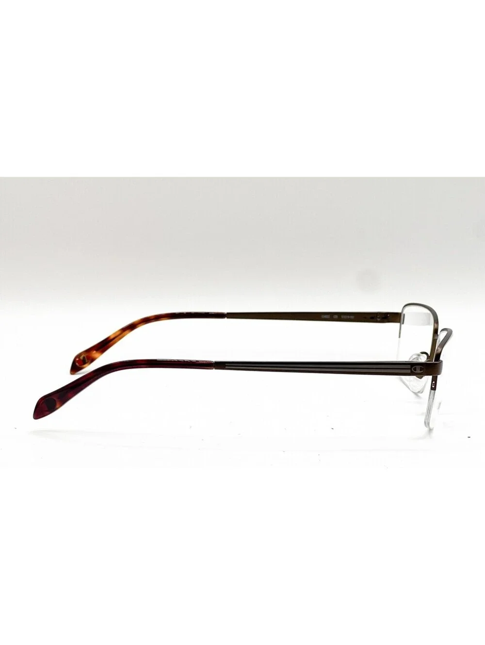 Champion CU4022 C03 Brown Semi Rimless Authentic Eyeglass Frames 57-19-150